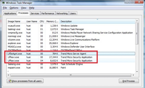 Memory usage during scan